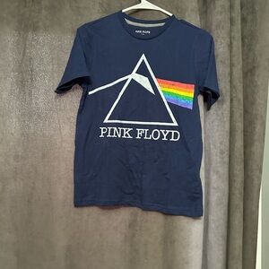 Pink Floyd Kids Dark Blue Tee with Rainbow Prism